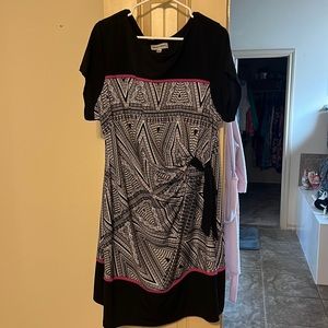 Faux-wrap Shelby & Palmer dress